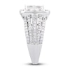 Thumbnail Image 3 of Adore Diamond Engagement Ring 3 ct tw Princess/Round/Baguette-Cut 14K White Gold