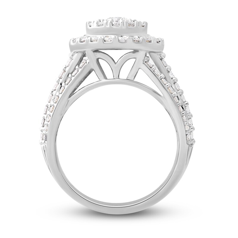 Main Image 3 of Adore Diamond Engagement Ring 2 ct tw Round-Cut 10K White Gold