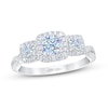 Thumbnail Image 1 of THE LEO First Light Diamond Three-Stone Engagement Ring 1 ct tw 14K White Gold