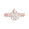 Thumbnail Image 2 of Diamond Engagement Ring 1/2 ct tw Round-cut 10K Rose Gold