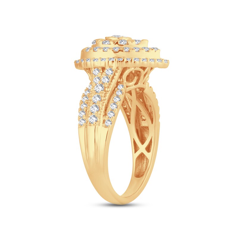 Main Image 2 of Adore Diamond Engagement Ring 1 ct tw Round-cut 10K Yellow Gold