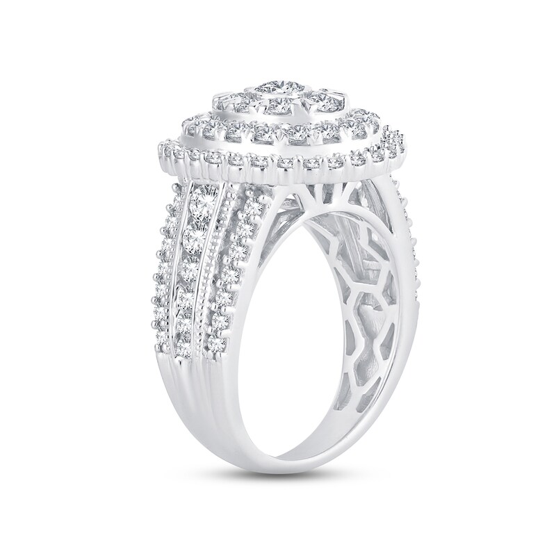 Main Image 2 of Adore Diamond Engagement Ring 2 ct tw Round-cut 10K White Gold