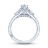 Monique Lhuillier Bliss Diamond Engagement Ring 1-1/2 ct tw Marquise, Pie & Round-Cut 18K White Gold