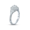 Monique Lhuillier Bliss Diamond Engagement Ring 1-5/8 ct tw Round, Pear & Marquise-cut 18K White Gold