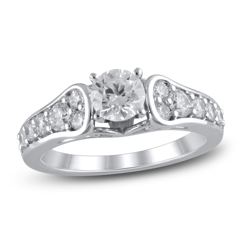 Diamond GIA Engagement Ring 1-1/4 ct tw Round-cut Platinum