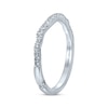 Thumbnail Image 2 of Monique Lhuillier Bliss Diamond Wedding Band 1/5 ct tw Round-cut 18K White Gold