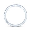 Thumbnail Image 3 of Monique Lhuillier Bliss Diamond Wedding Band 1/5 ct tw Round-cut 18K White Gold
