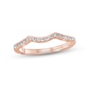 Monique Lhuillier Bliss Diamond Wedding Band 1/5 ct tw Round-cut 18K Rose Gold