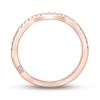 Monique Lhuillier Bliss Diamond Wedding Band 1/5 ct tw Round-cut 18K Rose Gold