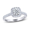 THE LEO Ideal Cut Diamond Engagement Ring 1-1/8 ct tw 14K White Gold