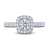 THE LEO Ideal Cut Diamond Engagement Ring 1-1/8 ct tw 14K White Gold