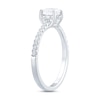 The Kiss Halo Diamond Engagement Ring 1 ct tw Round-cut Platinum