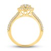 Thumbnail Image 3 of Adore Diamond Engagement Ring 3/4 ct tw Round-cut 10K Yellow Gold