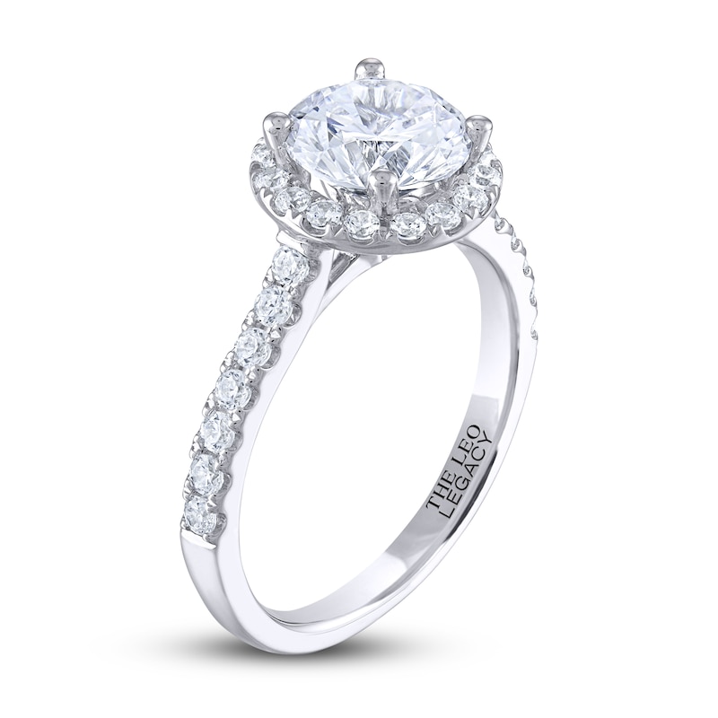 Main Image 2 of THE LEO Legacy Lab-Grown Diamond Engagement Ring 1-7/8 ct tw 14K White Gold