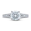 THE LEO Diamond Engagement Ring 1-3/4 ct tw Round-cut 14K White Gold