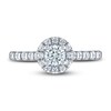 THE LEO Diamond Engagement Ring 5/8 ct tw Round-cut 14K White Gold