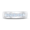 Thumbnail Image 3 of Men's THE LEO First Light Diamond Wedding Band 5/8 ct tw 14K White Gold
