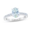 Thumbnail Image 1 of THE LEO First Light Diamond Oval-Cut Engagement Ring 1-7/8 ct tw 14K White Gold