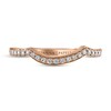 Adrianna Papell Diamond Wedding Band 1/6 ct tw Round-cut 14K Rose Gold