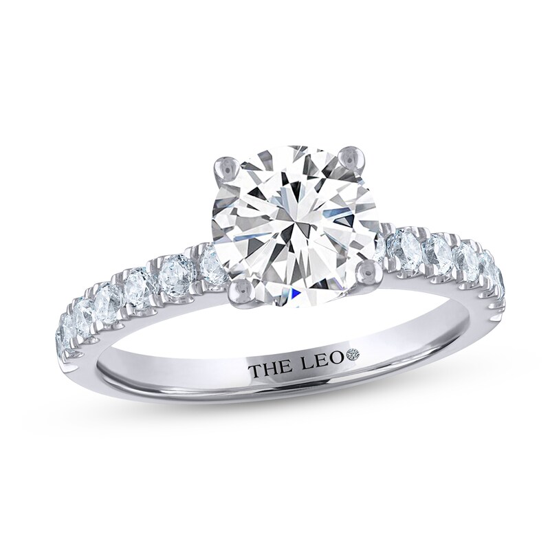 Main Image 1 of THE LEO Diamond Engagement Ring 2 ct tw Round-cut 14K White Gold