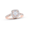 Thumbnail Image 0 of THE LEO Diamond Engagement Ring 1-1/6 ct tw Round-cut 14K Rose Gold