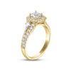 Thumbnail Image 2 of THE LEO Diamond Engagement Ring 1-1/8 ct tw Princess & Round-cut 14K Yellow Gold