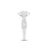 Diamond Engagement Ring 1-1/2 ct tw Radiant & Round-cut 14K White Gold