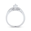 Thumbnail Image 2 of Diamond Engagement Ring 1/2 ct tw Marquise & Round-cut 14K White Gold