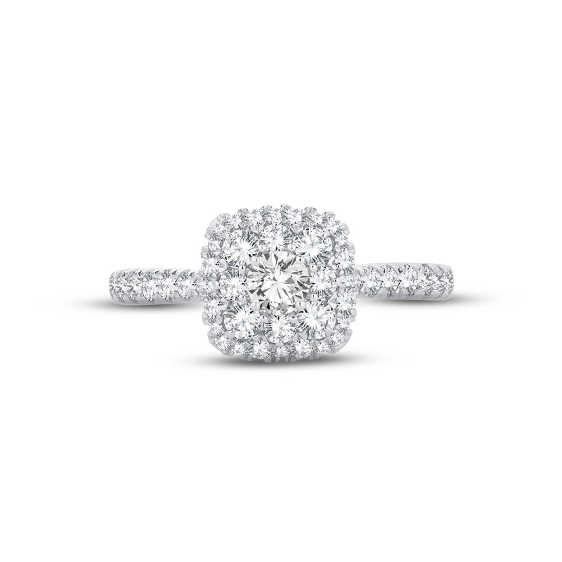 Diamond Engagement Ring 1 ct tw Round-cut 14K White Gold