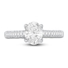 Thumbnail Image 2 of Diamond Engagement Ring 1-1/4 ct tw Oval & Round-cut Platinum