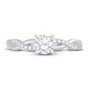 Thumbnail Image 2 of Diamond Engagement Ring 7/8 ct tw Round-cut Platinum
