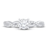 Thumbnail Image 3 of Adore Diamond Engagement Ring 7/8 ct tw Round-cut Platinum