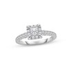 Thumbnail Image 0 of Diamond Engagement Ring 1 ct tw Princess & Round-cut 14K White Gold