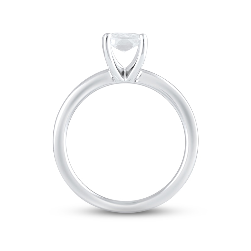 Lab-Created Diamonds by KAY Emerald-Cut Solitaire Engagement Ring 1-1/2 ct tw 14K White Gold (F/SI2)
