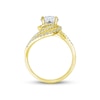Thumbnail Image 1 of Round-Cut Multi-Diamond Center Engagement Ring 5/8 ct tw 14K Two-Tone Gold