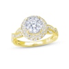 Thumbnail Image 0 of Multi-Diamond Center Engagement Ring 7/8 ct tw Round-cut 14K Yellow Gold