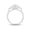 Thumbnail Image 3 of Adore Multi-Diamond Center Engagement Ring 1 ct tw Baguette & Round-cut 14K White Gold