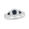 Thumbnail Image 3 of Memories Moments Magic Black & White Diamond Bridal Set 3/4 ct tw Round-cut 10K White Gold