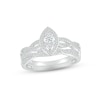 Thumbnail Image 1 of Multi-Diamond Center Bridal Set 1/3 ct tw Round-cut 10K White Gold