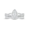 Thumbnail Image 2 of Multi-Diamond Center Bridal Set 1/3 ct tw Round-cut 10K White Gold