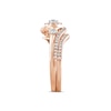 Thumbnail Image 2 of XO from KAY Diamond Bridal Set 5/8 ct tw Round-cut 14K Rose Gold