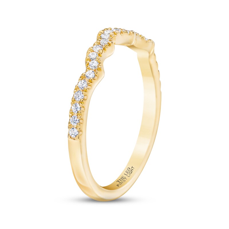 Main Image 2 of THE LEO First Light Diamond Wedding Band 1/5 ct tw 14K Yellow Gold