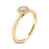 Thumbnail Image 1 of Adrianna Papell Diamond Bezel Engagement Ring 1/6 ct tw Round-cut 14K Yellow Gold
