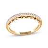 Adrianna Papell Diamond Wedding Band 1/10 ct tw Round-cut 14K Yellow Gold