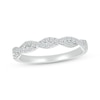Thumbnail Image 4 of Multi-Diamond Center Heart Twist Bridal Set 1-1/5 ct tw 10K White Gold