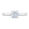 Thumbnail Image 2 of Royal Asscher Maxima Diamond Engagement Ring 1 ct tw Round 14K White Gold