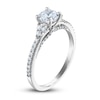 Thumbnail Image 1 of Royal Asscher Diamond Engagement Ring 1 ct tw Round 14K White Gold