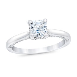 Royal Asscher Catherine Diamond Engagement Ring 1 1/4 ct tw Asscher-cut 14K White Gold