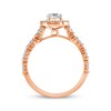 Thumbnail Image 3 of XO from KAY Round-Cut Diamond Cushion-Shaped Halo Engagement Ring 1 ct 14K Rose Gold