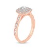 Thumbnail Image 2 of Adore Princess-Cut Diamond Vintage-Inspired Engagement Ring 3/4 ct tw 14K Rose Gold